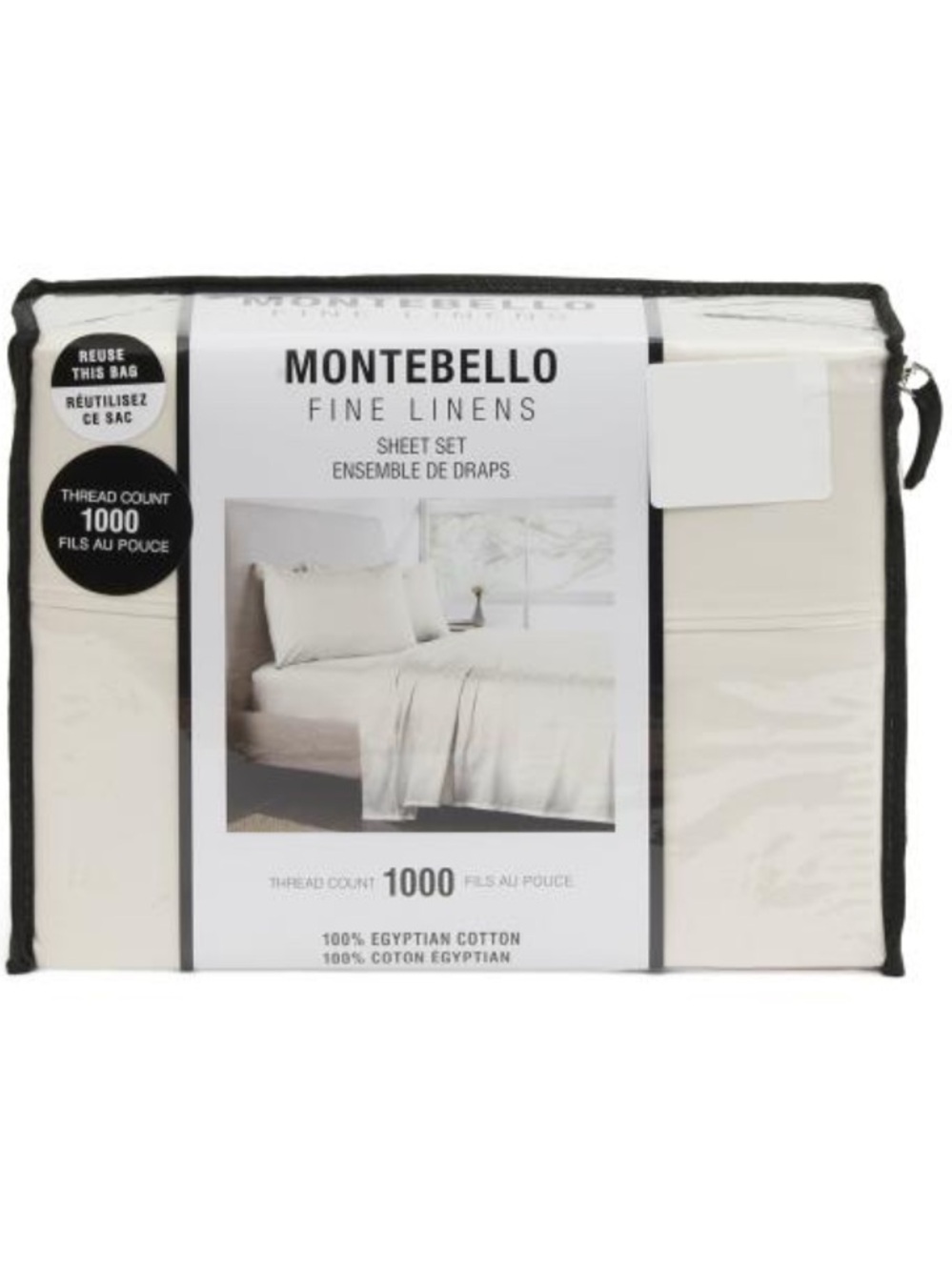 MONTEBELLO 1000tc Egyptian Cotton Sheet Set